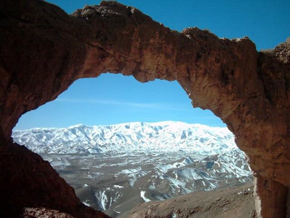 پل سنگی خضری و غار فارسان